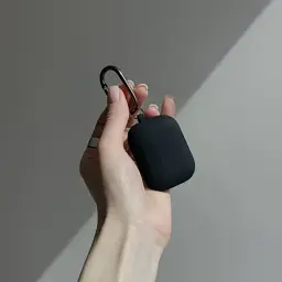 Чохол з карабіном CasePro Protective Silicone Case для AirPods 3 Pink Sand - мініатюра 3