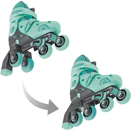 Роликові ковзани Globber Learning Skates 2 в 1 р.30-33 м'ятно-зелені (783-206) - мініатюра 4