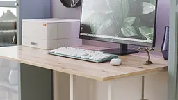 Комп'ютерний стіл Ferrum-decor Гаррі 75x120x70 сірий ДСП Білий 16мм (FRD-101471) - мініатюра 3