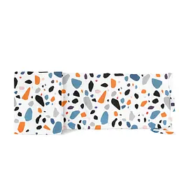 Бортики в дитяче ліжечко GEMSTONES, помаранчевий (WeltBed_StoneOrangeBlueWhite)