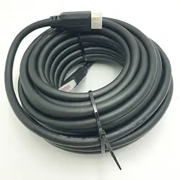 Кабель 4K HDMI to HDMI з підтримкою Ethernet UltraHD 4K шнур 10м чорний - мініатюра 2