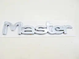 Емблема напис MASTER Хром 227х44 мм на скотчі ПХ 173.63 - мініатюра 3