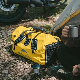 Водонепроникна дорожня сумка Naturehike CNK2450XB015, 90 л, жовта - мініатюра 5