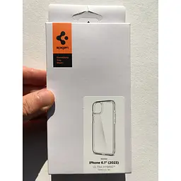 Протиударний прозорий чохол Spigen Ultra Hybrid для iPhone 15 Crystal Clear ACS06793 - мініатюра 2