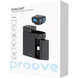 Мікрофонна радіосистема Proove DualCast Black (PDWM00002001) [154083] - мініатюра 5