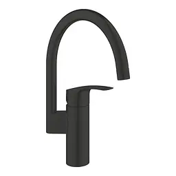 Змішувач для кухні Grohe Eurosmart 332022433 Чорний матовий