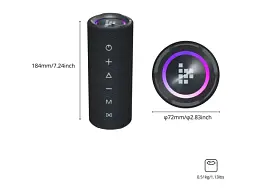 Портативна колонка Tronsmart Mirtune C2 Black (1091846) - мініатюра 6