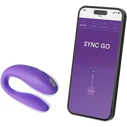 Смарт-вібратор для пар We-Vibe Sync GO Light Purple - мініатюра 5