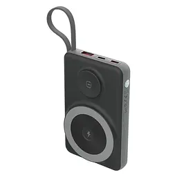 Повербанк 10000mAh Choetech B695 Black QC3.0 PD3.0 бездротова зарядка смартфонів та Apple Watch (43-00131)