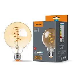 LED-лампа Videx Filament G95FASD 5W E27 2200K димована бронзова (25015-000)