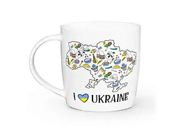 Чашка KVARTA 360мл I love Ukraine 1943