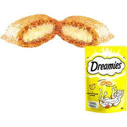 Ласощі для котів Dreamies із сиром 60 г (4008429037986) - мініатюра 3