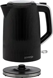Електрочайник Gorenje 1.7 л Strix-контроль чорний матовий kuh0015400 - мініатюра 3