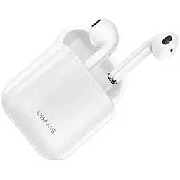 Бездротові навушники Usams US-LQ001 LQ Bluetooth v5.0 400mAh 3 год/180 год White - мініатюра 2