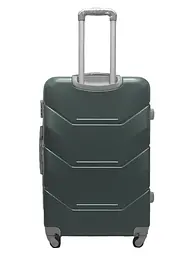 Валіза велика L Carbon 147C ABS-пластик Темно-зелений - мініатюра 2