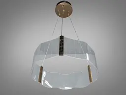 Люстра LED підвісна Romin чорна 140Вт пульт до 25м² - мініатюра 3
