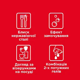 Гель для миття посуду в посудомийній машині Somat Gold Анти-Жир 540 мл (786663) - мініатюра 5