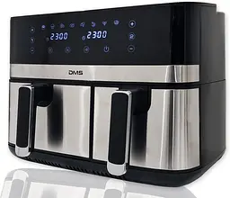 Аерофритюрка двокамерна DMS HF-10E Duo 2800 Вт 6/4 л - мініатюра 2