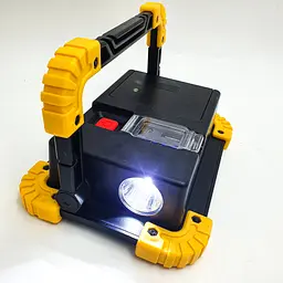 LED Прожектор акумуляторний COB 20Вт світлодіодний ліхтар 5 режимів з функцією Power Bank UKC 802 - мініатюра 2