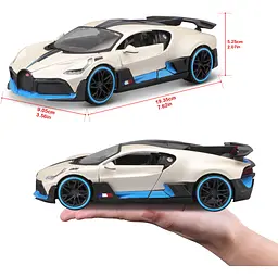 Ігрова автомодель Maisto Bugatti Divo White 1:24 (31526 met. white) - мініатюра 10