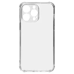 Прозрачный чехол для Apple iPhone 14 Pro Max с защитой камеры и усиленными бортами, тонкий, силиконовый, бесцветный, ударопрочный, противоударный бампер с закрытой камерой, ArmorStandart (ARM65249)
