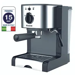 Еспрессо кавоварка Magio Mg-960 1220 W 15 бар з трубкою-капучинатором
