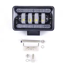 Світлодіодна додаткова LED фара Квадрат 150x90x65 mm / Лінза з ДХО / 60W / 15W x 4 / 10-30V 1 шт.