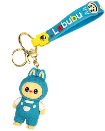 Брелок м'яка дитяча іграшка сюрприз Лабубу Labubu Big into Energy series колекція 8см блакитний - мініатюра 2