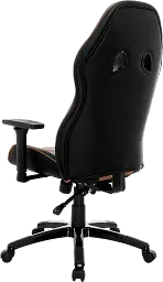 Геймерське крісло GT Racer чорне коричневе (X-2645 Black/Brown) - мініатюра 6