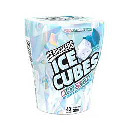 Жувальна гумка Ice Breakers Ice Cubes Mint Crystal Gum 92 g