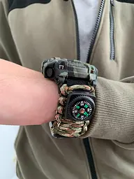 Наручний годинник чоловічий з компасом Hemsut Military Темно-зелений (2835) - мініатюра 8