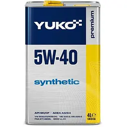 Моторна олива Yuko SYNTHETIC 5W-40 4л (4820070241167)