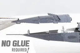 Металевий 3D конструктор "Винищувач F-16 Fighting Falcon на озброєнні Повітряних Сил України" (ME1046U) - мініатюра 12