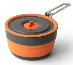 Каструля складана Sea to Summit Frontier UL Collapsible Pot 1 L Чорний-Помаранчевий