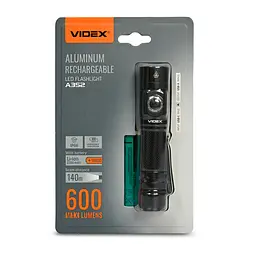 Портативний світлодіодний ліхтарик Videx VLF-A352, 600Lm 5000K (28358-000) - мініатюра 2