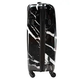 Валіза середня Semi Line 24 дюйми (M) дюйми (M) Polycarbonate/ABS-Plastic Black Marble (T5730-2) - мініатюра 5