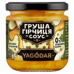 Соус для сиру та салату YAGODAR Груша та гірчиця 200 г (2386147570)