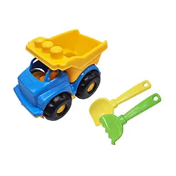 Дитячий пісочний набір "Самоскид Тотоша №1" Colorplast 0169(Blue-Yellow)
