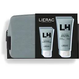 Набір Lierac Homme: Гель для обличчя зволожувальний енергетичний 50 мл + Гель для душу інтегральний 200 мл + Косметичка - мініатюра 2