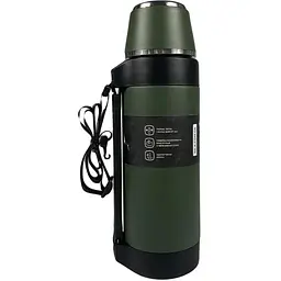 Термос Сила Travel Gray 1.5 л зелений 960666-IS - мініатюра 2