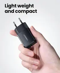 Зарядний пристрій Ugreen ED011 USB Wall Charger 2.1A чорний - мініатюра 6