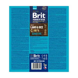 Сухий корм для собак Brit Premium Sensitive Lamb & Rice 1 кг з чутливим травленням - мініатюра 4
