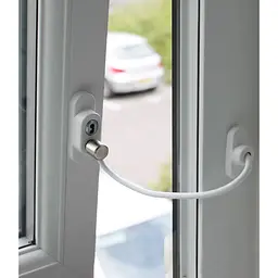 Замок безпеки із тросом Safety Lock SL1 білий