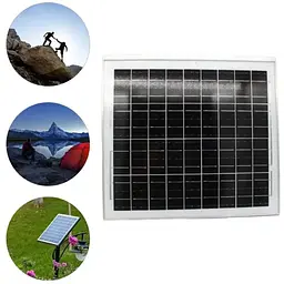 Сонячна панель Frame 18V20W портативна зарядна станція для зарядки від сонця IP65, 20 Вт 18 В - мініатюра 7