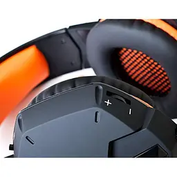 Навушники REAL-EL GDX-7700 SURROUND 7.1 black-orange - мініатюра 4
