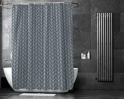 Штора для ванної кімнати Fabrika Geo з кільцями 12 шт 180x180 PEVA