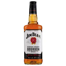 Віскі Jim Beam White Kentucky Staright Bourbon Whiskey, 40%, 0,7 л + 2 склянки Хайбол - мініатюра 2