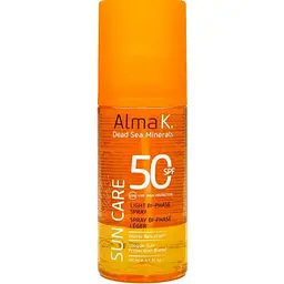 Спрей сонцезахисний для тіла Alma K SPF50 двофазний легкий 150 мл