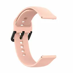 Ремінець силіконовий BeWatch для Xiaomi Amazfit BIP/GTS/GTR S 20 мм Рожевий (1012311S) - мініатюра 4