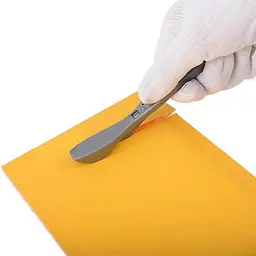 Ніж для різання поліуретанової гібридної та вінілової плівки Помаранчевий (140 мм) - мініатюра 3